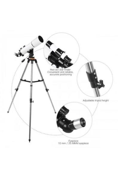 Bosile Nikula 500x80 Yüksek Netlik Monoküler Kara Ve Uzay Teleskobu - 3