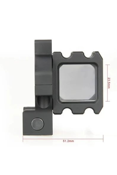 Bosile Sight tam Metal ayna köşe görme yansıtma  360 döndürmek için Reddot holografik - Resim 2