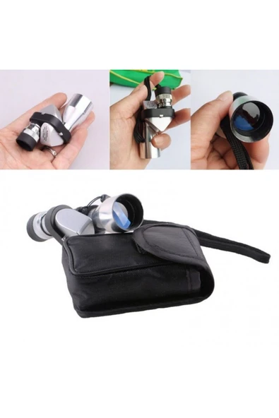 Nikula 8X20 Tekli Dürbün Monoküler Mini Dürbün Kırmızı Camlı Avuç Içi Dürbünü ürün görseli