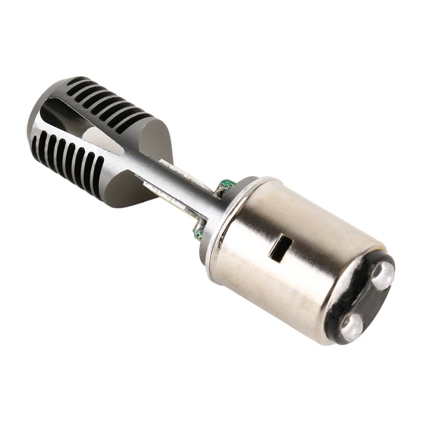 BA20D DC12V 7.4W Motosiklet LED Far 24 LED SMD-3030 Sarı Beyaz Işık - 3