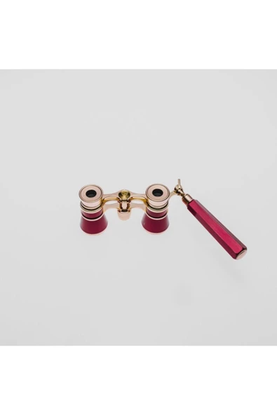 Nikula Tiyatro / Opera Dürbünü 3x25 - Prinç Metal Kaplamalı - Retro - Resim 2