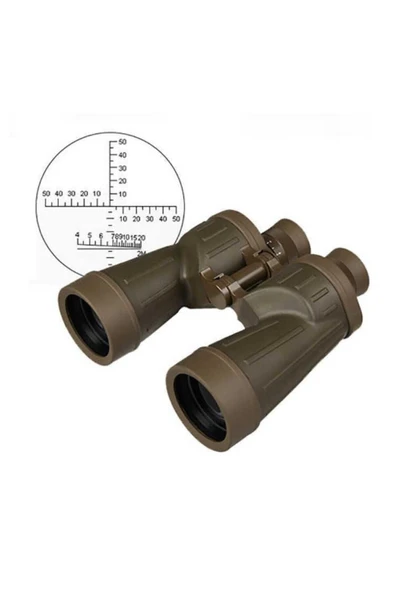 Nikula 10x50 Su Geçirmez - Perma Focus - Otomatik Netleme - Telemetre - Askeri - Resim 3