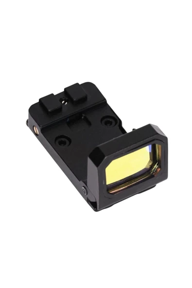 Bosile Flipdot Reflex Tabanca için Optic 1x22mm 3 MOA Red Dot Sight Siyah Nişangah - Resim 3