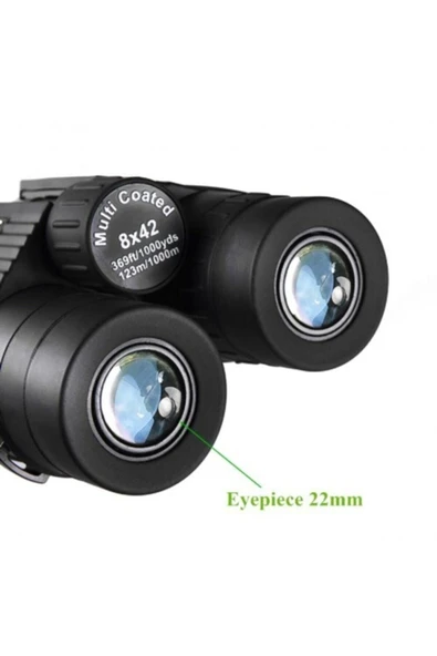 Bosile 8x42 Profesyonel El Dürbünü - Çift Göz Ayarlı - 123m/1000m - Resim 8