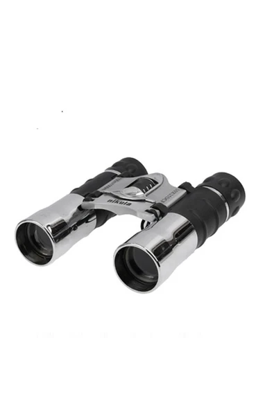 Nikula 10x25 Dürbün El Dürbünü 128m/1000m Parlak Metal Kaplama