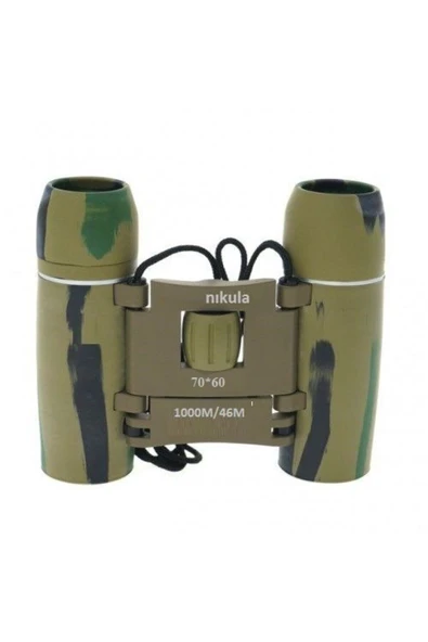 Nikula 70x60 Cepte Taşımalı Kauçuk Kaplamalı Mini Dürbün Kamuflaj ürün görseli