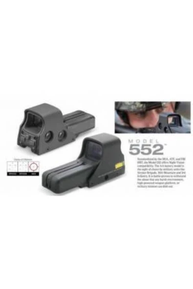 Bushnell Graphic Sight 552 Red Dot Dürbün - Resim 6