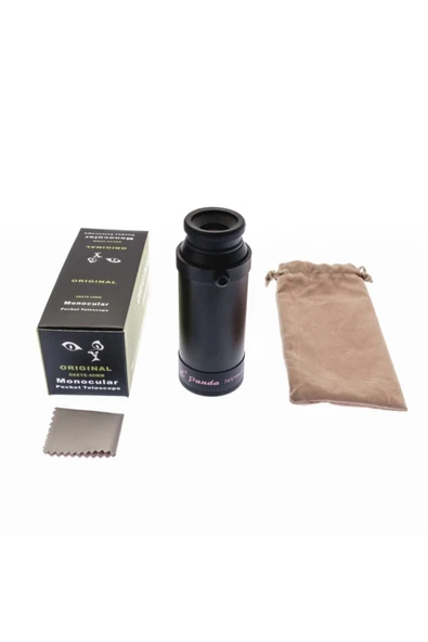 Panda 50x50 Tek Gözlü Korsan El Dürbünü 1000m/23m - Siyah ürün görseli