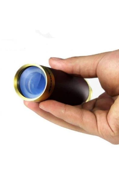 Nikula 30x40 Panda Büyük Mercekli, Pirinç Gövdeli, Deri Çantalı Denizcilik Korsan Dürbün - Resim 3