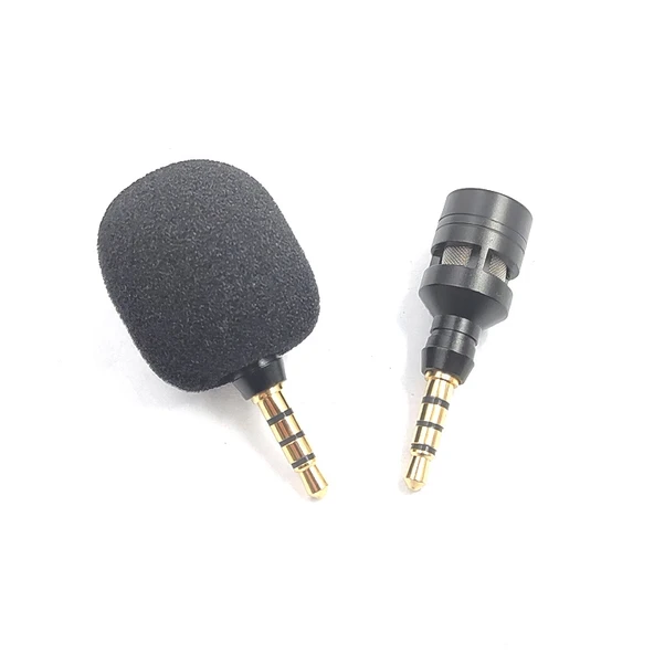 4 Kutuplu 3.5mm Mini Düz Mikrofon - Telefon Tablet Oyun Cihazı Uyumlu - 2