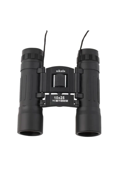 Nikula 10x25 Cep Boy Mini El Dürbünü Kauçuk Kaplama ürün görseli