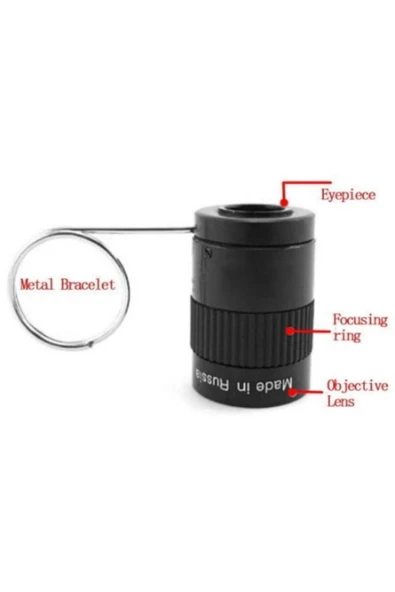 Baigish Yüksek Çözünürlüklü Taşınabilir 2.5x17.5 Balıkçılık Avcılık Başparmak Parmak Monoküler Cep Dürbün - 5
