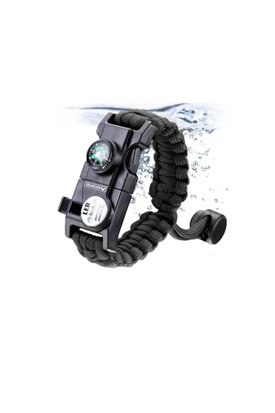 Bosile Hayatta Kalma Bilekliği Turuncu-siyah