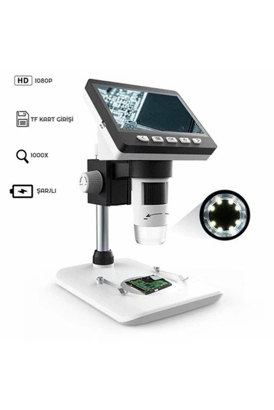 Bosile 12mp 5 Inch Ips Ekran Dijital Mikroskop Şarjlı Tv Çıkışı - Resim 2