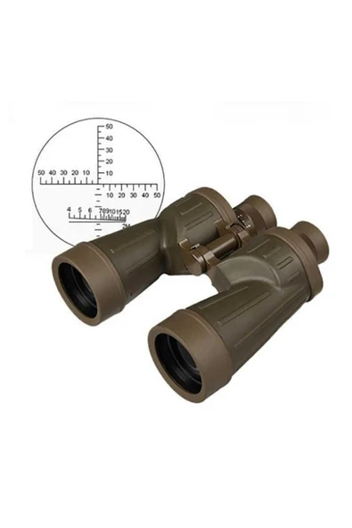 Bosile Nikula Military 10x50 Su Geçirmez - Perma Focus - Otomatik Netleme - Telemetre - Askeri - Resim 2