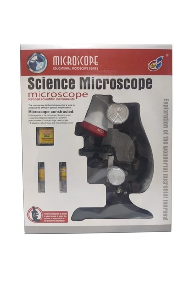 Emin İş Eğitimi Eğitici Mikroskop Kiti Zoom Led Işıklı 100x 400x 1200x St1200x - 3