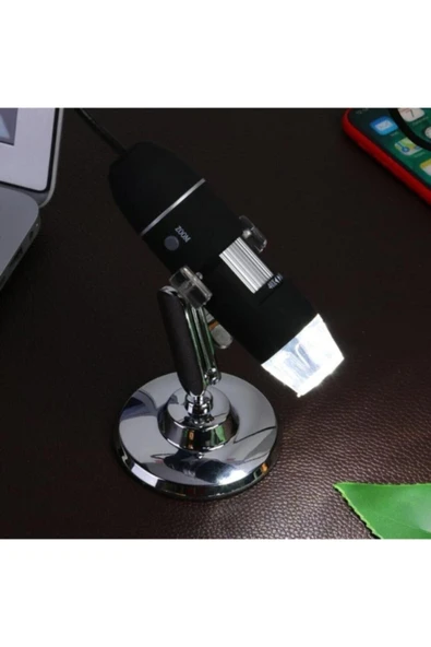 Miniroskop Dijital Taşınabilir 1000x 2mp 8 Ledli Usb Mikroskop Usb-micro Sd Aparatlı - 6