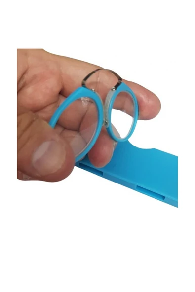 Keops Burun Üstü Sapsız Büyüteçli Gözlük Turkuaz Mavi - 3