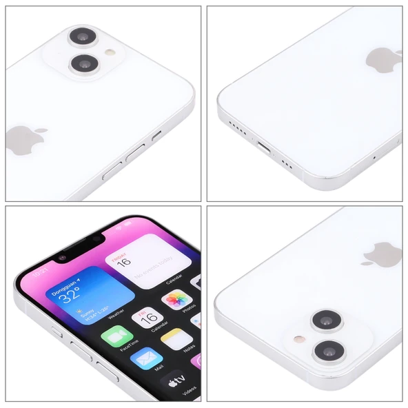 iPhone 14 Plus Renkli Ekran Çalışmayan Sahte Gösterim Modeli Starlight - 4