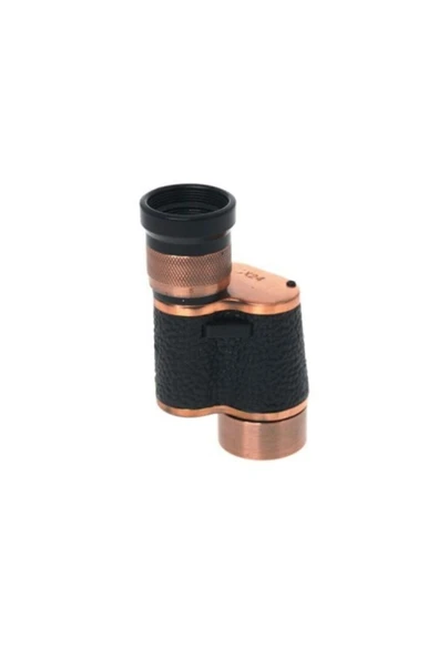 Nikula 6x24 Baıgısh2, Askeri Tarzi Pirinç Ve Deri Kaplamalı, Deri Çantalı Monocular Dürbün - Resim 2