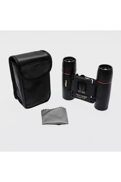 Bosile 30x60 Profesyonel Mini El Dübünü - 1000m/46m - Siyah ürün görseli