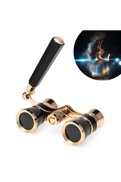 Comet 3x25 Prinç Siyah Metal Kaplamalı Gemi,doğa,tiyatro,opera Tutamaklı Izleme Dürbünü ürün görseli