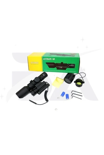 Nikula 3-10x42 Zoomlu Av Tüfeği Dürbünü Tüfek Lazeri Zenon Fenerli M9 - 2