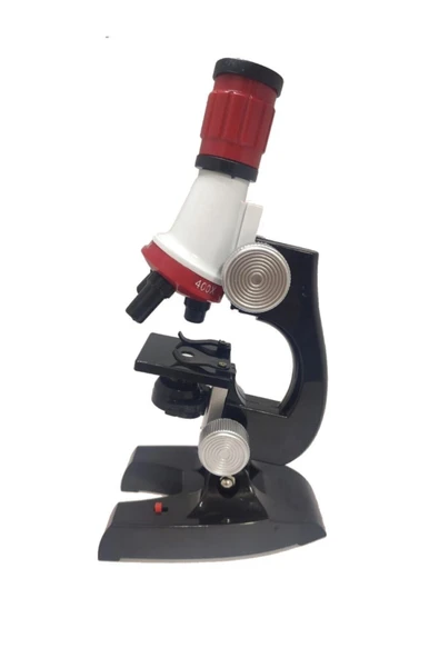 Emin İş Eğitimi Eğitici Mikroskop Kiti Zoom Led Işıklı 100x 400x 1200x St1200x