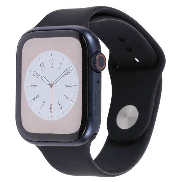 Apple Watch Series 8 45mm Renkli Ekran Çalışmayan Sahte Gösterim Modeli Gece Yarısı