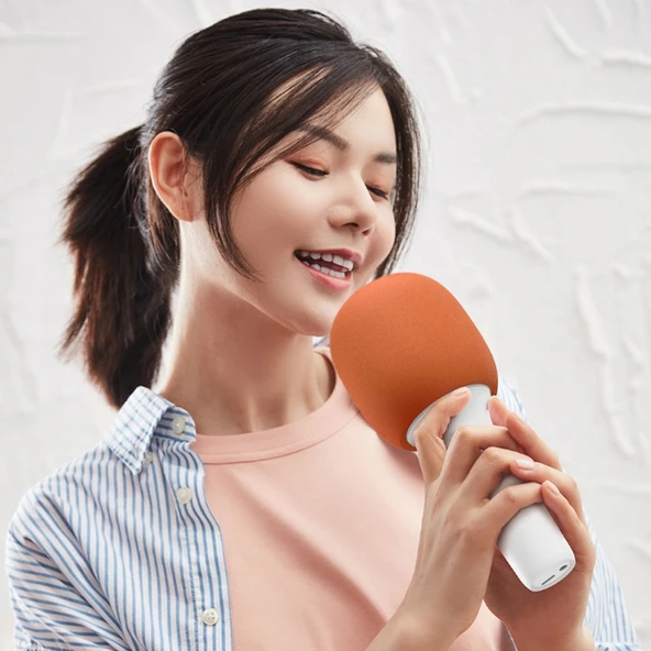 Xiaomi Youpin YMI Bluetooth 5.0 Kablosuz Karaoke Mikrofon Lite Mavi - 7