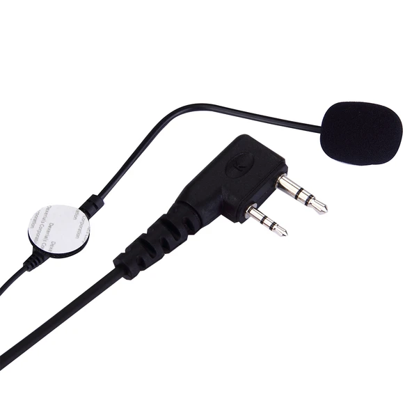 2 Pin PTT Ayarlanabilir Sesli Motosiklet Kaskı Kulaklık Mikrofon BAOFENG Telsiz için - 5