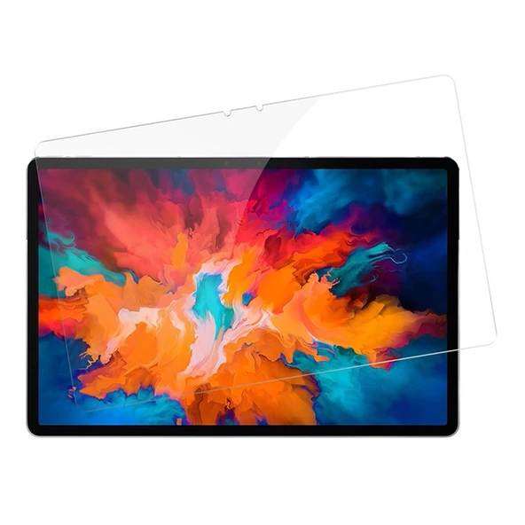 Lenovo For Pad Pro Darbe Kırılmaz Parmak İzi ve Çizilmez HD Temperli Cam Ekran Koruyucu