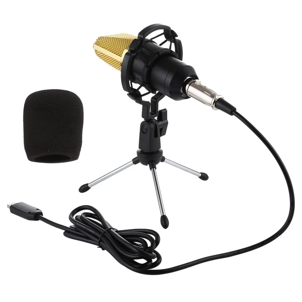 BM700 USB Profesyonel Kondansatör Mikrofon - 3