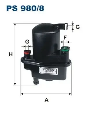 YAKIT (MAZOT) FILTRESI CLIO III MODUS 1,5 DCI 07 (65 / 80 HP)  SENSORSUZ