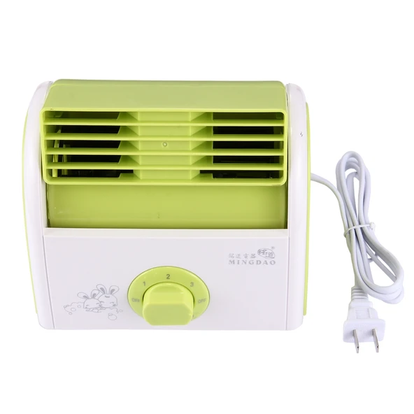 30W Türbin Kanatsız Mini Masaüstü Sessiz Vantilatör Yurt Yatak Odası Oturma Odası Ofis İçin 3 Hız Modu Yeşil - 4