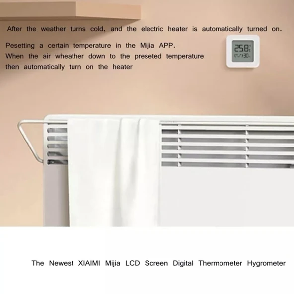 Orijinal Xiaomi Mijia Bluetooth Sıcaklık ve Nem Ölçer 2 - 5