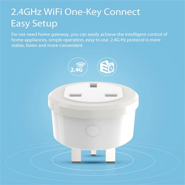 NEO NAS WR03W WiFi Akıllı Priz Uzaktan Kumandalı Zamanlayıcı Fonksiyonlu - 3