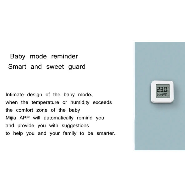 Orijinal Xiaomi Mijia Bluetooth Sıcaklık ve Nem Ölçer 2 - 8