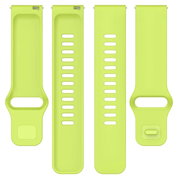 Xiaomi Redmi Watch 5 Active ve Watch 5 Lite Uyumlu Kırmızı Silikon Saat Kayışı Ters Tokalı - 7