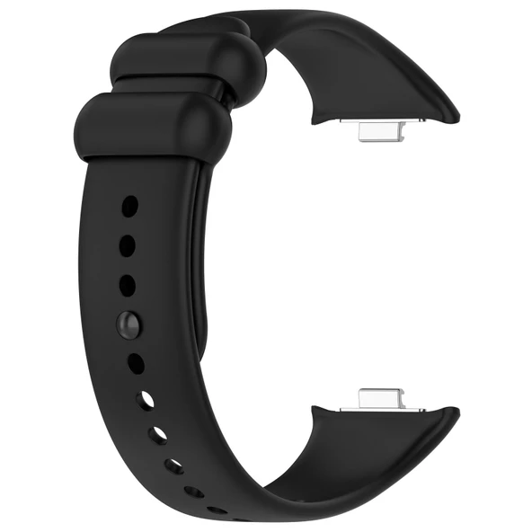 Xiaomi Smart Band 9 Pro 8 Pro Uyumlu Siyah Silikon Saat Kayışı - 3
