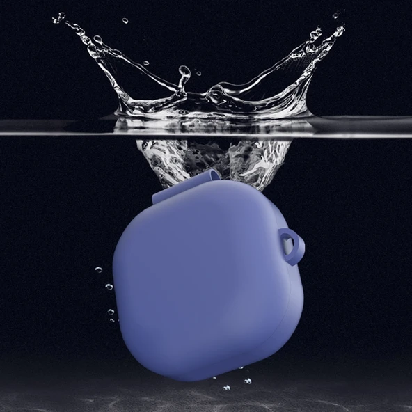 Samsung Galaxy Buds Live Pro Siyah Kanca Detaylı Düşmeye Dayanıklı Kulaklık Koruyucu Kılıf - 6