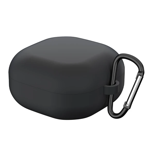 Samsung Galaxy Buds Live Pro Siyah Kanca Detaylı Düşmeye Dayanıklı Kulaklık Koruyucu Kılıf