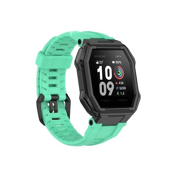 Huami Amazfit Ares 1908 Silikon Saat Kayışı Yeşil - 3