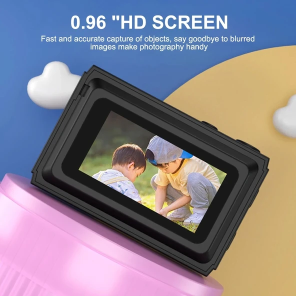 S5 Mini Taşınabilir Kamera 096 İnç HD Ekran Siyah - 8