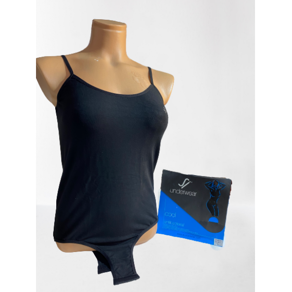 Sİ-YU TEKSTİL WB001 ANTİBAKTERİYEL KADIN İÇ GİYİM ÇIT ÇITLI BODY