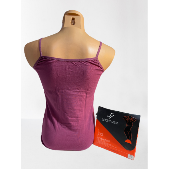 Sİ-YU TEKSTİL WB001 ANTİBAKTERİYEL KADIN İÇ GİYİM ÇIT ÇITLI BODY - 4