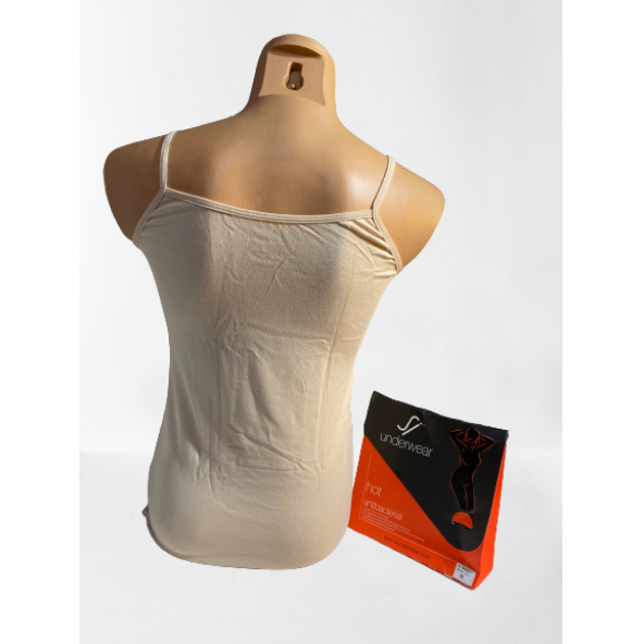 Sİ-YU TEKSTİL WB001 ANTİBAKTERİYEL KADIN İÇ GİYİM ÇIT ÇITLI BODY - 6