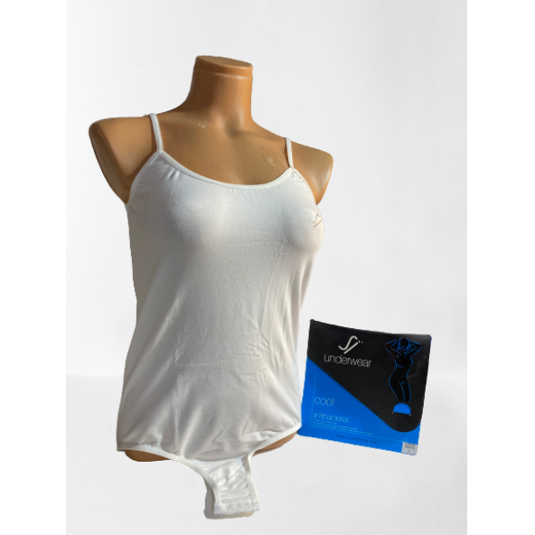 Sİ-YU TEKSTİL WB001 ANTİBAKTERİYEL KADIN İÇ GİYİM ÇIT ÇITLI BODY - 7