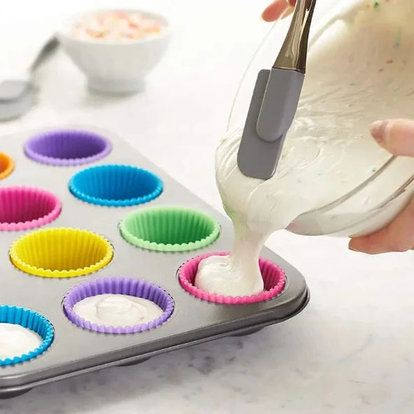 12'li Silikon Muffin Kalıbı - 4