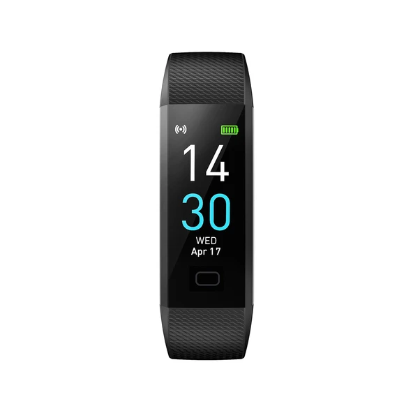 S5-4 Akıllı Bileklik Siyah IP68 Su Geçirmez Nabız Ölçer Spor ve Fitness Takipçisi - 4